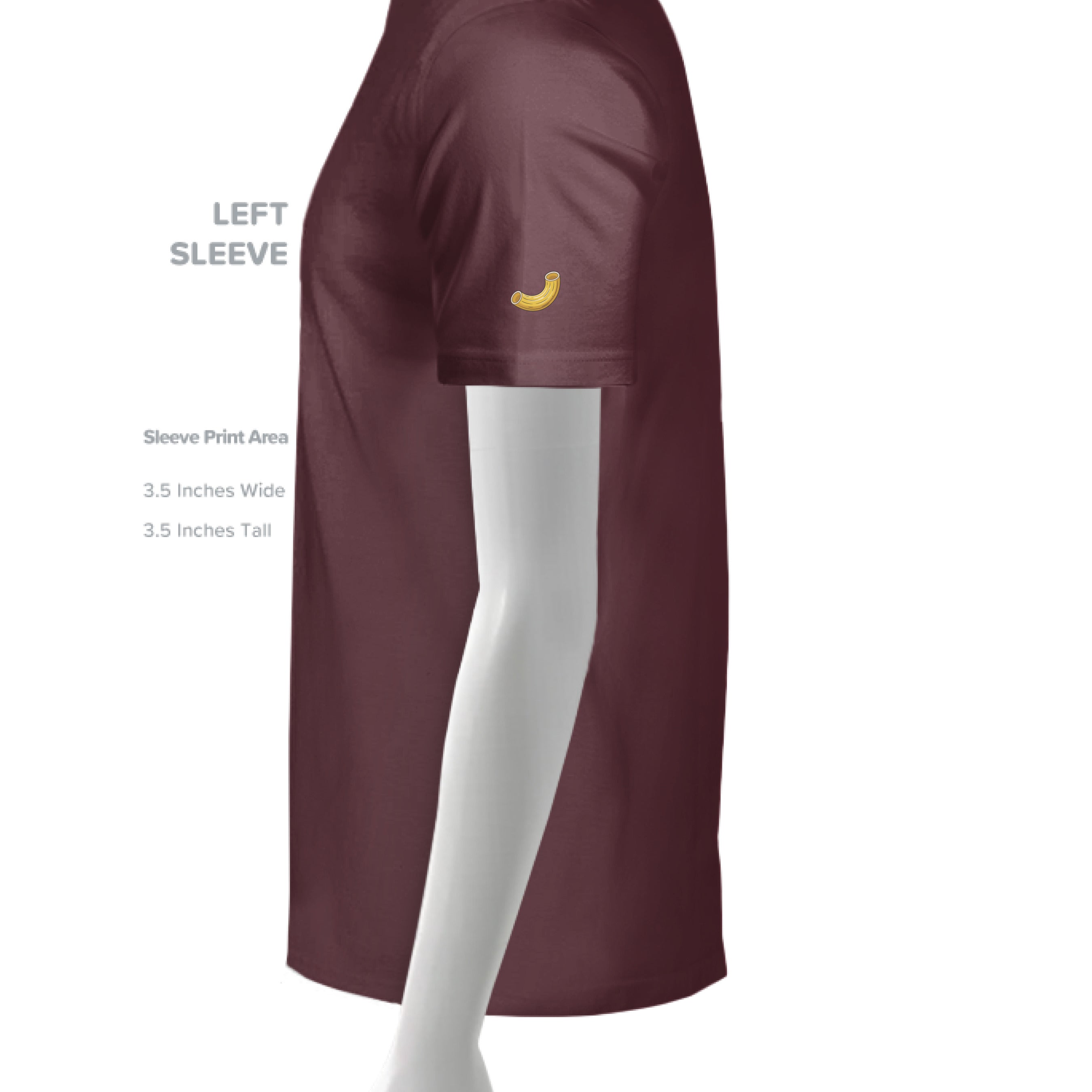 Sport Dark Maroon - SLEEVE_LEFT