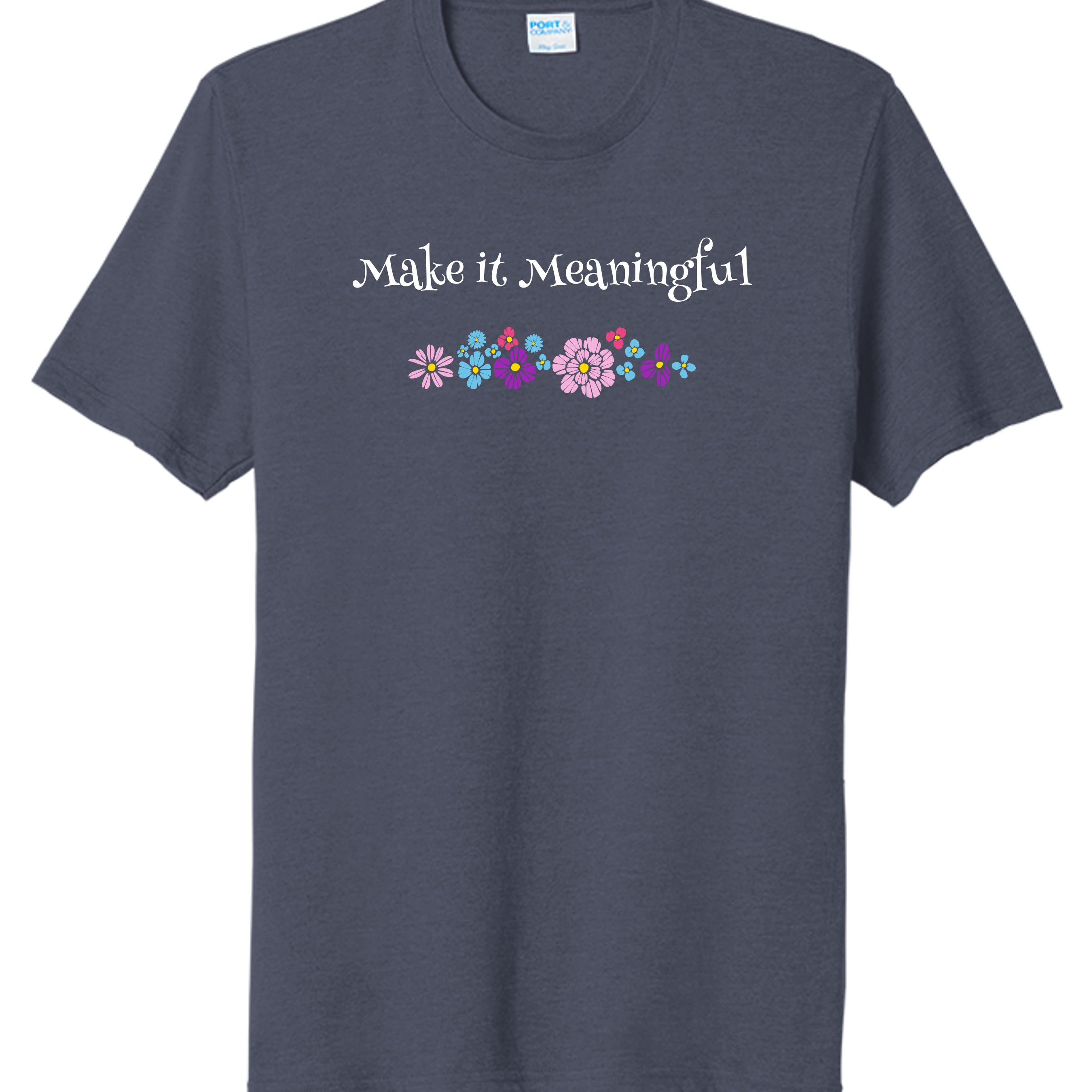 Team Navy Heather - PC330 - FRONT