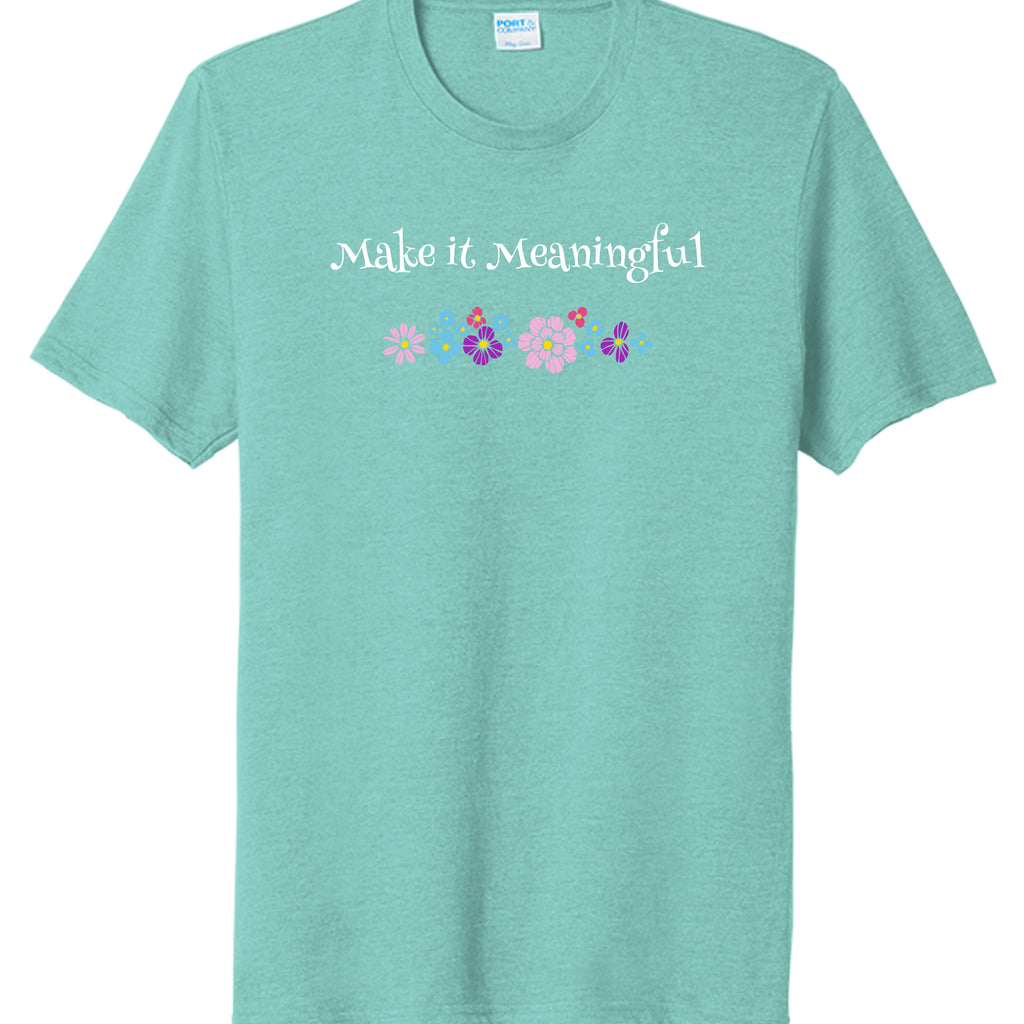 Vivid Teal Heather - PC330 - FRONT