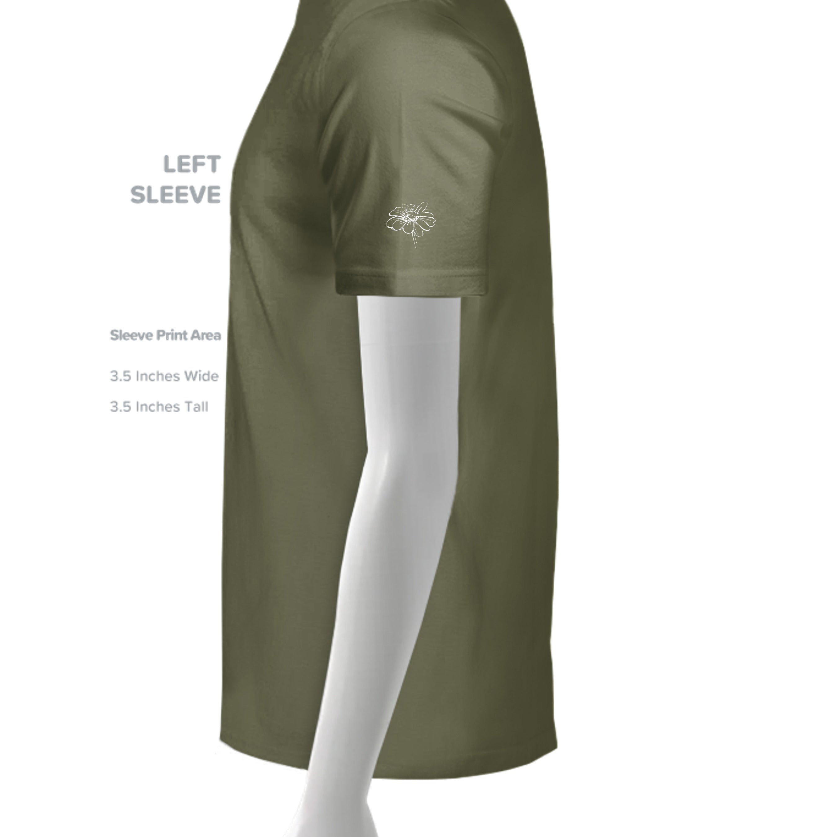 Military Green Heather - PC330 - SLEEVE_LEFT