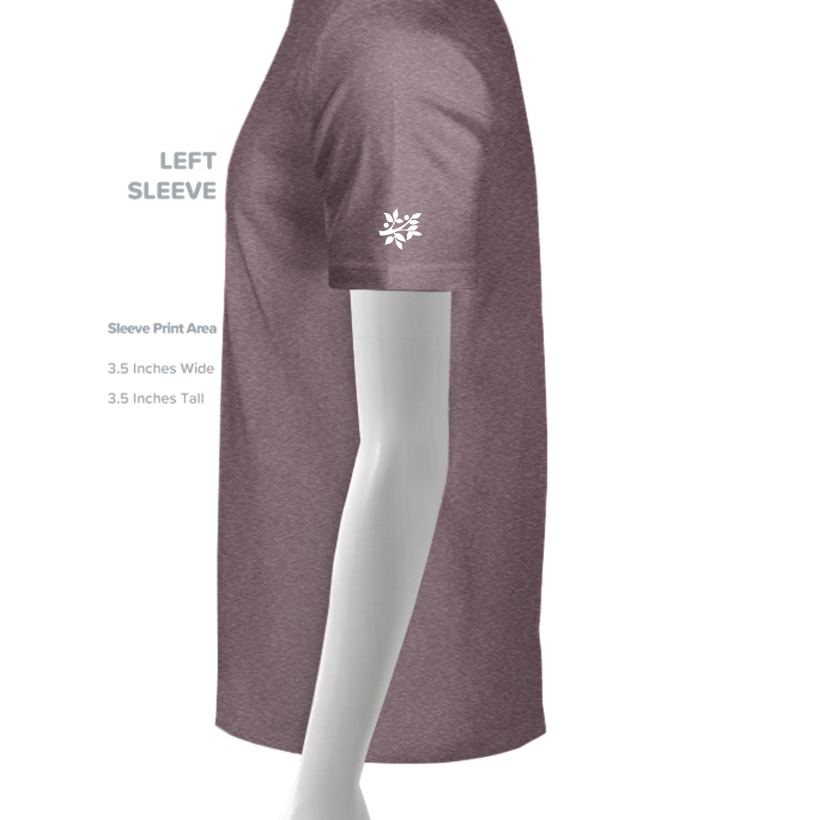 HEATHER MAROON - G640 - SLEEVE_LEFT