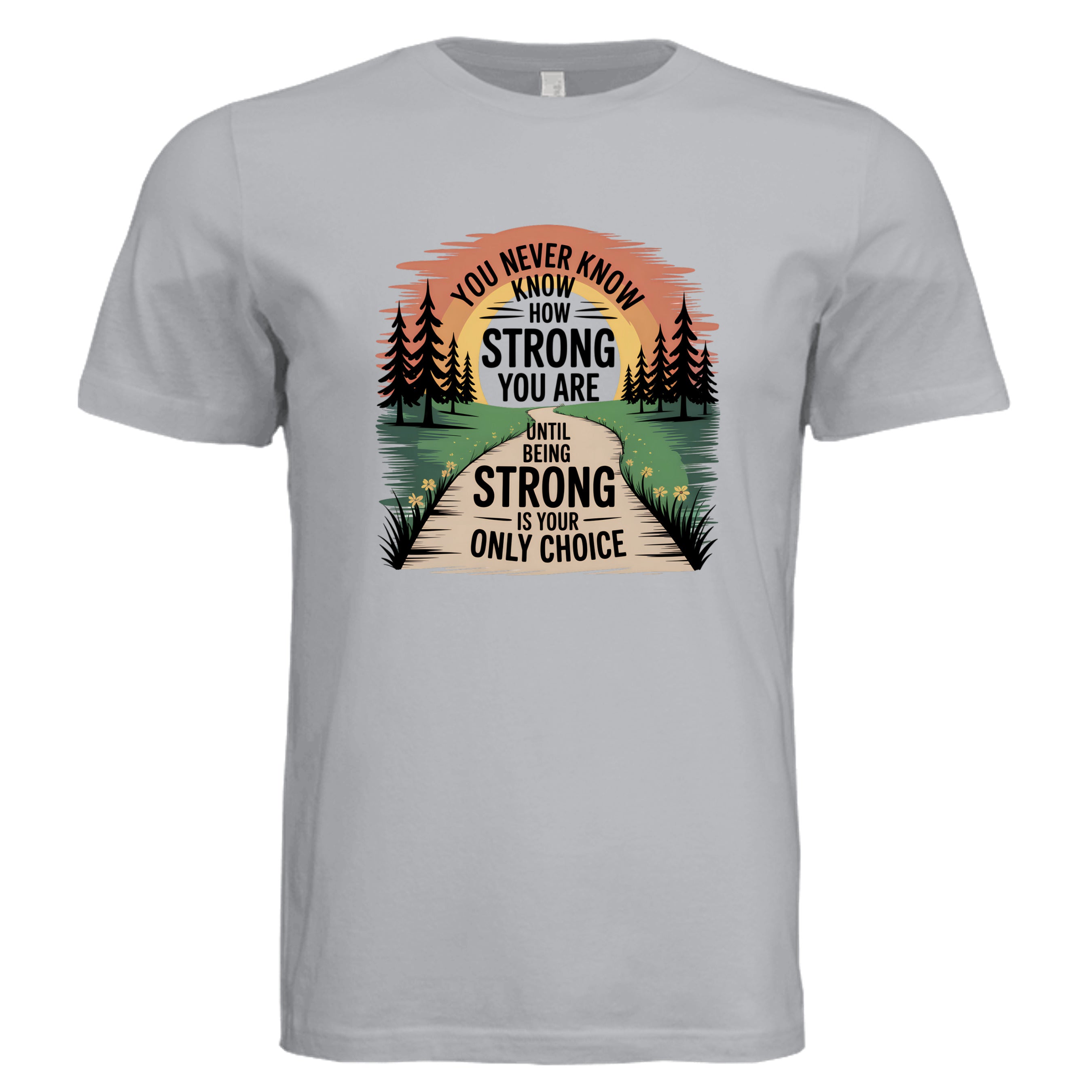 Solid Athletic Grey - 3001C - FRONT