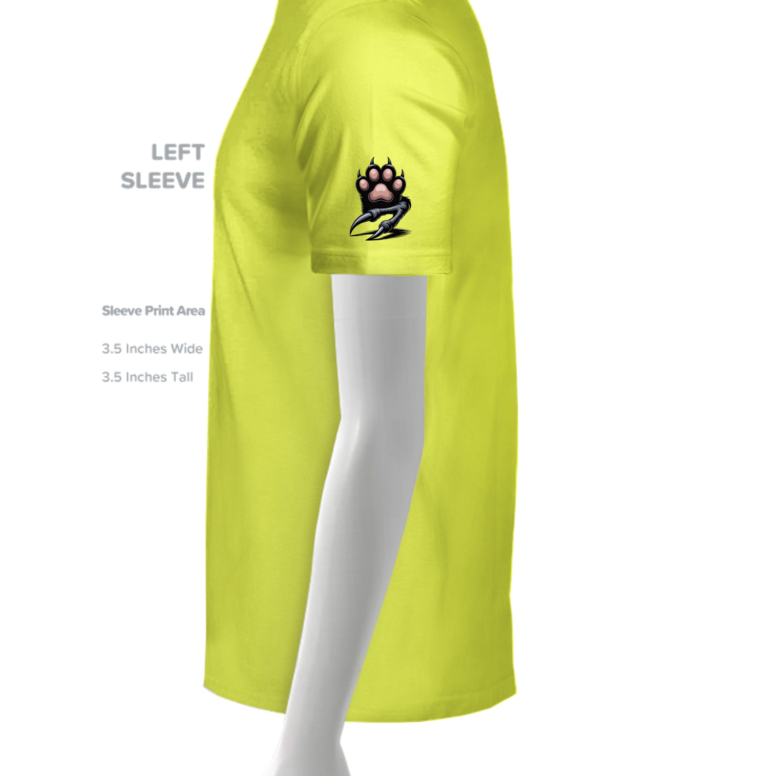 SAFETY GREEN - G500 - SLEEVE_LEFT