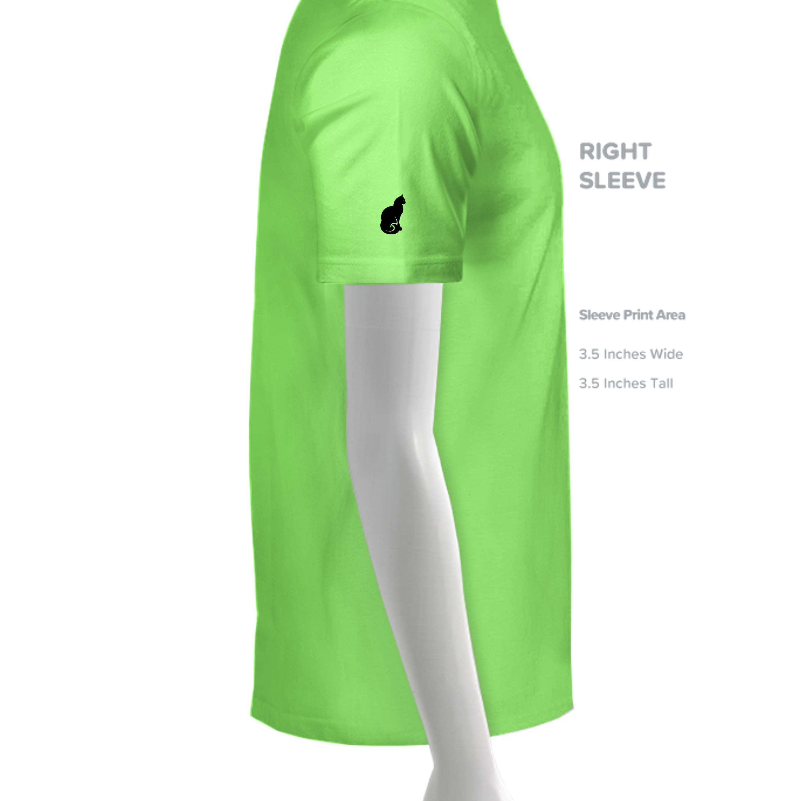 Neon Green - LPC54V - SLEEVE_RIGHT