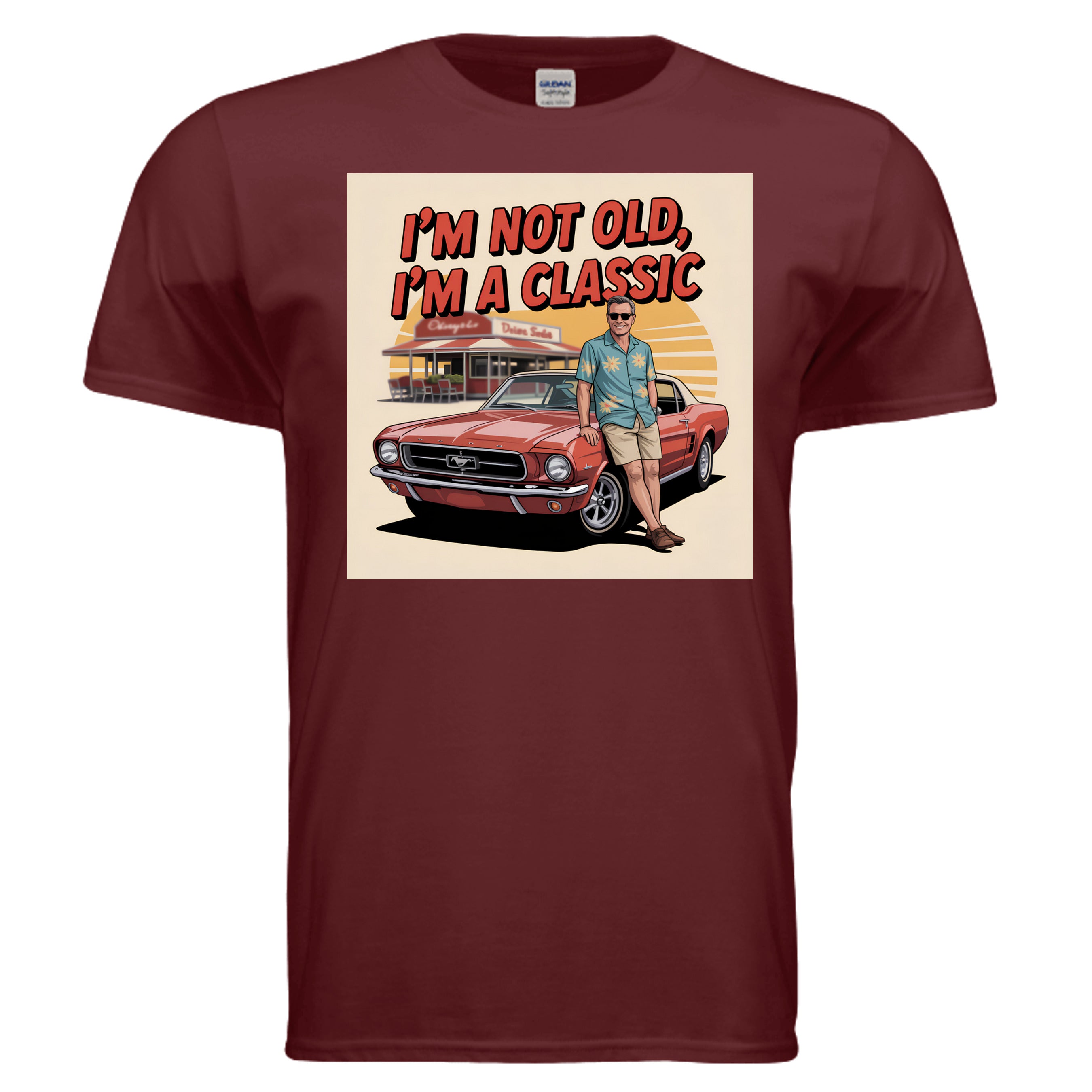 MAROON - G640 - FRONT